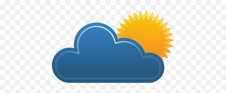 Cloud Sunny Sun Weather Free Icon Of - Vector World Environment Day Logo Png,Sunny Icon