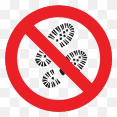 Entering The Cabins With Dirty Shoes Is Forbidden - Ban No Feeding Monkey Sign png