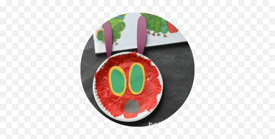 Download Very Hungry Caterpillar Paper Plate Craft Png Image - Paper Plate Caterpillar Craft,Caterpillar Transparent Background