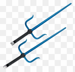 Aluminum Blue Sai - Karate png