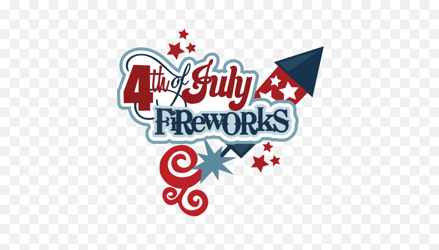 Happy Fourth Of July Rocket Fireworks Sticker Transparent - 4 Of July Png,Fireworks Transparent Background