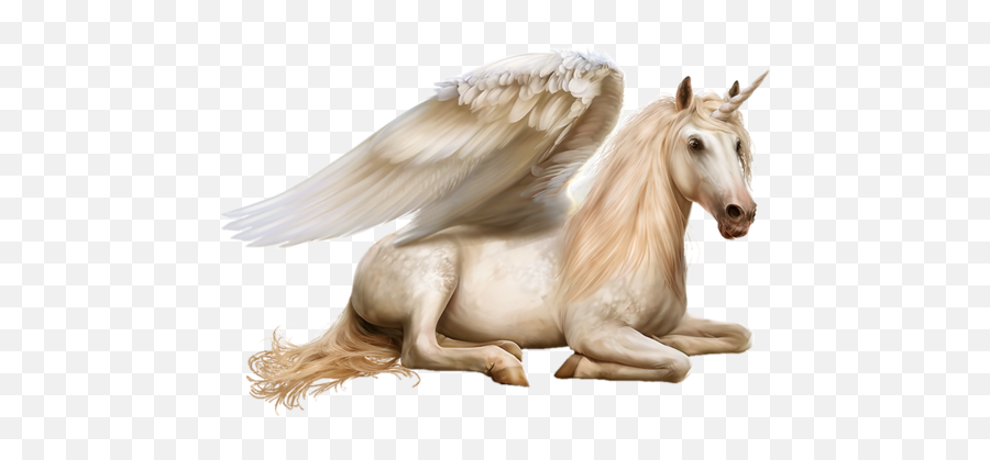 Unicorn Png Official Psds - Horse Laying Down Drawing,Unicorn Png Transparent