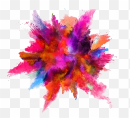 Powder Explosion Png Free - Background Color Splash Png,Burst Png