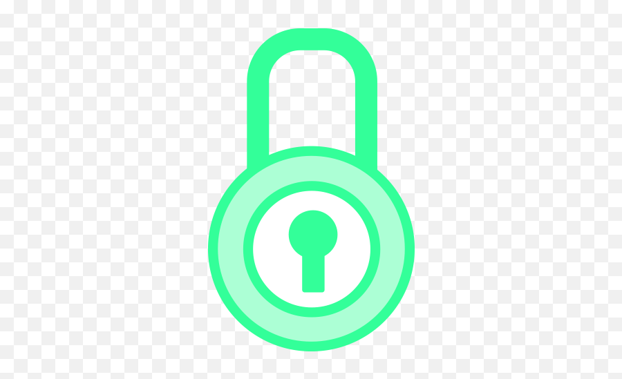 Secure Volttron - Solid Png,Green Lock Icon