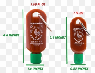 Mini Sriracha Keychain 1oz In 2020 Gourmet Recipes - Sriracha Keychain Png,Sriracha Png