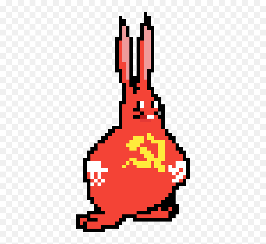 Pixilart - Big Chungus Soviet By Firelegend27 Big Chungus Pixel Art Grid Minecraft Png,Ussr Logos