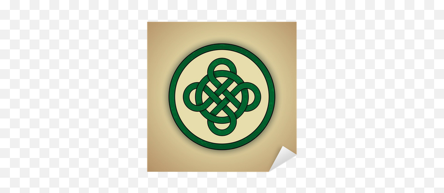 Sticker Celtic Knot Symbol Of Luck - Pixersus Symbole De La Chance Png,Luck Icon