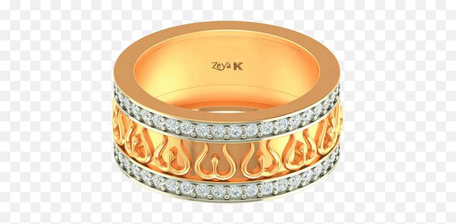 Buy Gold Religious Ring Online Lightweight - Trishul Golden Ring Png,Gucci Icon Stardust Ring