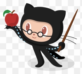 Github Octocat Vector Png Transparent - Education