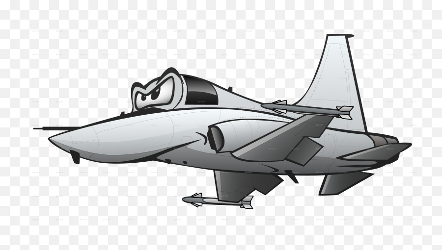 Military Fighter Jet Airplane Cartoon - Cartoon Fighter Plane Drawing Png,Cartoon Airplane Png