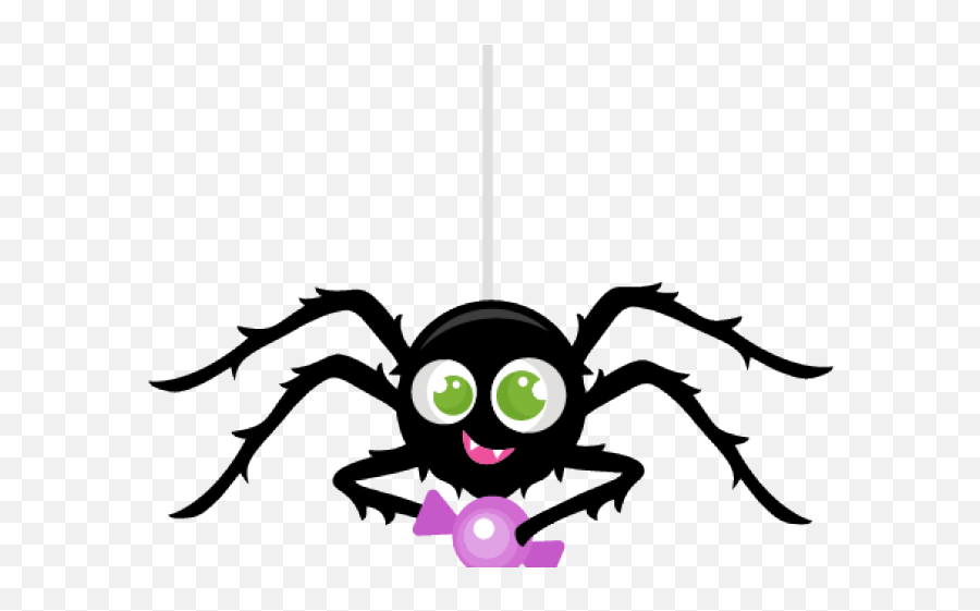 Download Spider Clipart Cute Girl - Spider Clipart Transparent Background Png,Spider Clipart Png