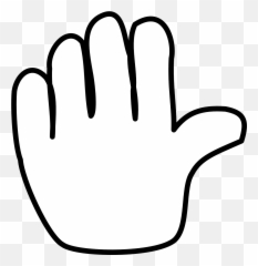 Hand Stop Open Held - Hình Nh En Trng Bàn Tay Png,Back Of Hand Png