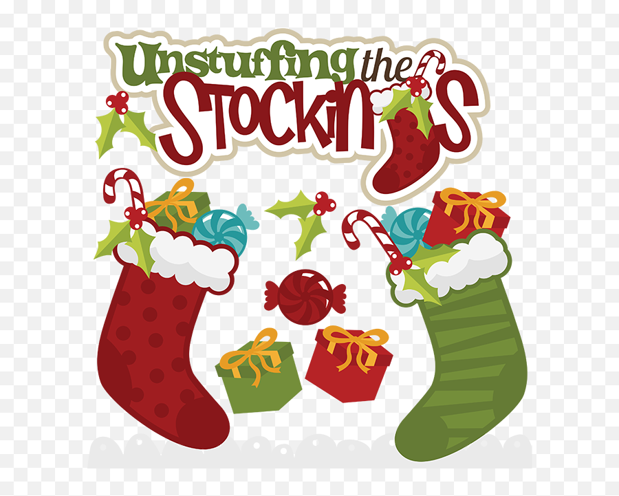 Unstuffing The Stockings Svg Christmas - Clip Art Png,Christmas Stockings Png