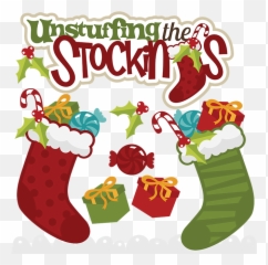 Unstuffing The Stockings Svg Christmas - Clip Art Png,Christmas Stockings Png