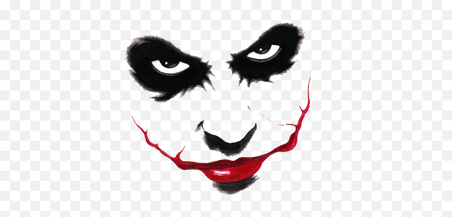 Download Batman Joker Smile Vector Png Hq Image Freepngimg - Joker Drawing Easy,Batman Logo Vector