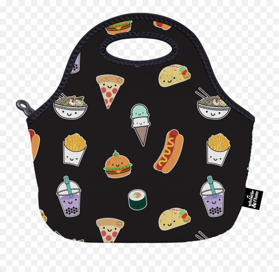 Kawaii Food Lunch Bag U2013 Whistle U0026 Flute Clothing - Fast Food Png,Lunch Png