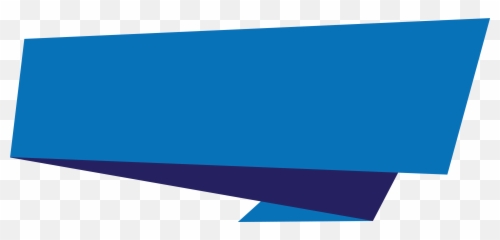 Blue Origami Banner Png