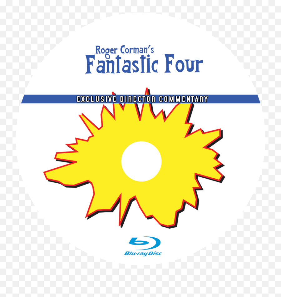 Fantastic Four Blu - Ray 1994 Commentary Edition Circle Png,Fantastic Four Logo Png