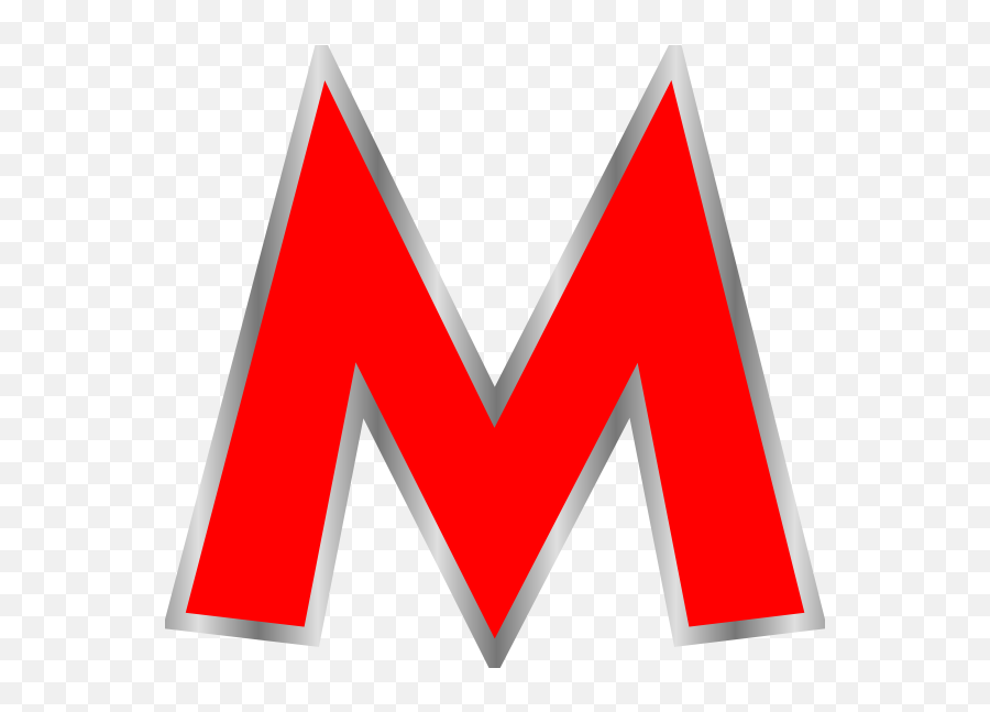 M Clipart Letter Transparent Free For Download - Red Letter M Clipart Png,M&ms Logo