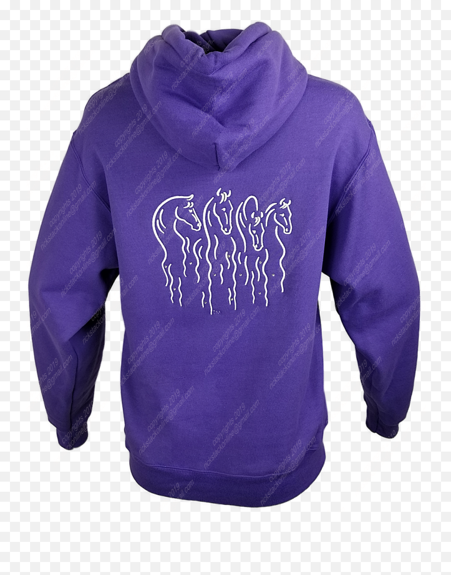 Confetti Horses Purple Hoodie - Hoodie Png,Silver Confetti Png