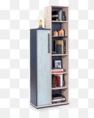 Trio Bookcase With Storage - Çlek Spintele Lentynele Png,Bookcase Png