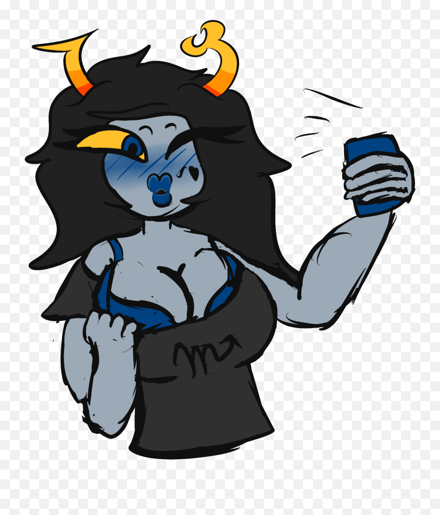 Vriska Selfie - Cartoon Png,Vriska Transparent