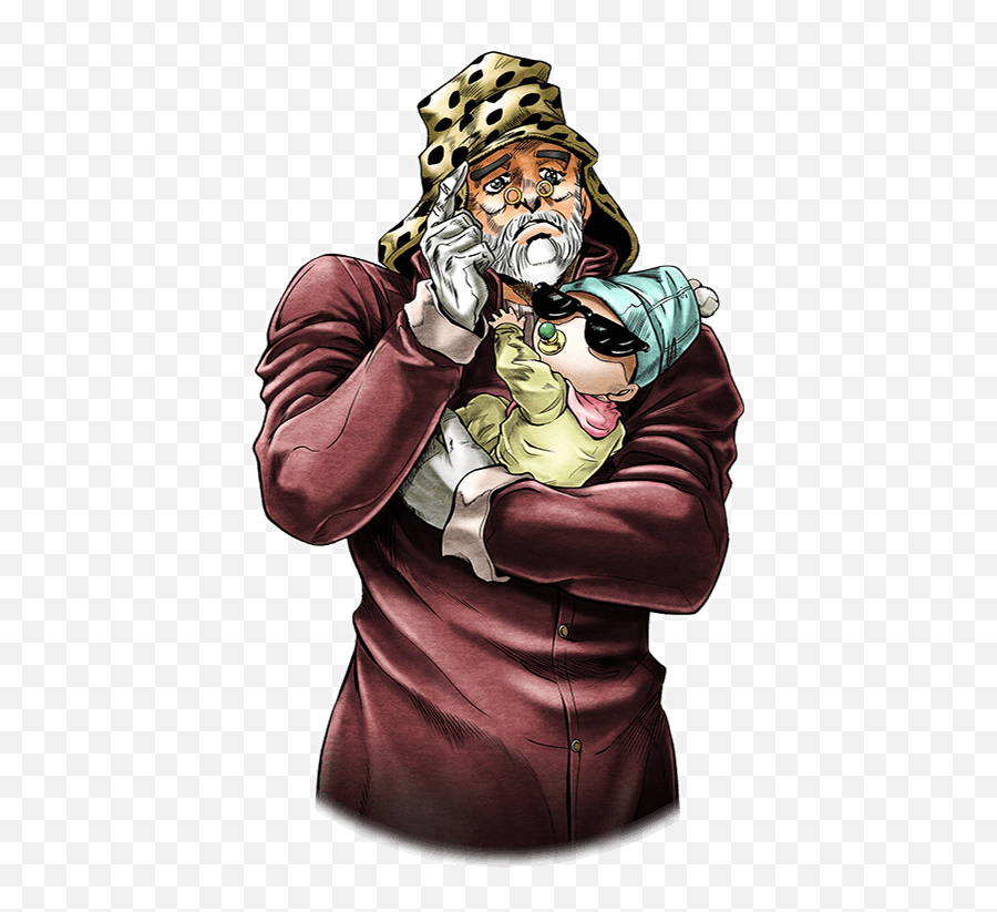 Download Unit Old Joseph And Invisible Baby - Old Joseph Old Joseph Joestar Png,Joseph Joestar Png