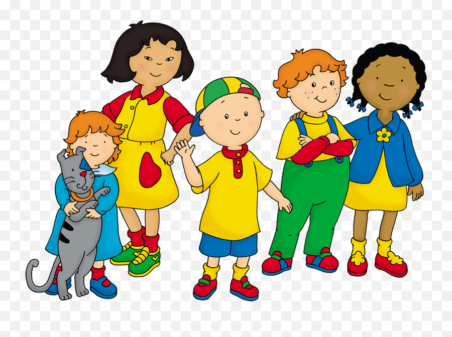 Download Hd Starting Tomorrow And Running Until The End Of - Caillou And His Friends Png,Caillou Png