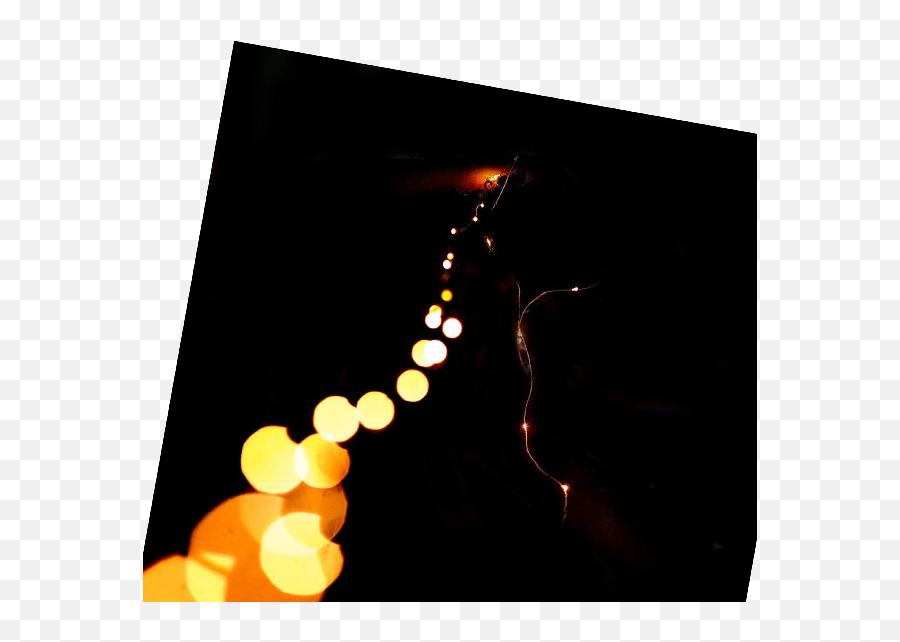 Fairy Lights Transparent Png Image - Light Picsart Editing Png,Lights Transparent Background