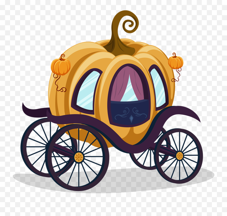 Pumpkin Carriage Png - Cinderella Pumpkin Carriage Png,Chariot Png