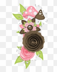 Scrapbook Borders - Png Cluster Flowers