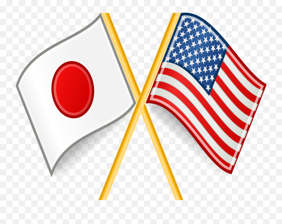 Japan Clipart Peasant Japanese - Japan And Us Flags Png,Japanese Flag Png
