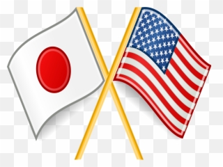 Japan Clipart Peasant Japanese - Japan And Us Flags Png,Japanese Flag Png