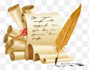 Harry Potter Clipart Scroll - Old Paper Transparent Letter Png