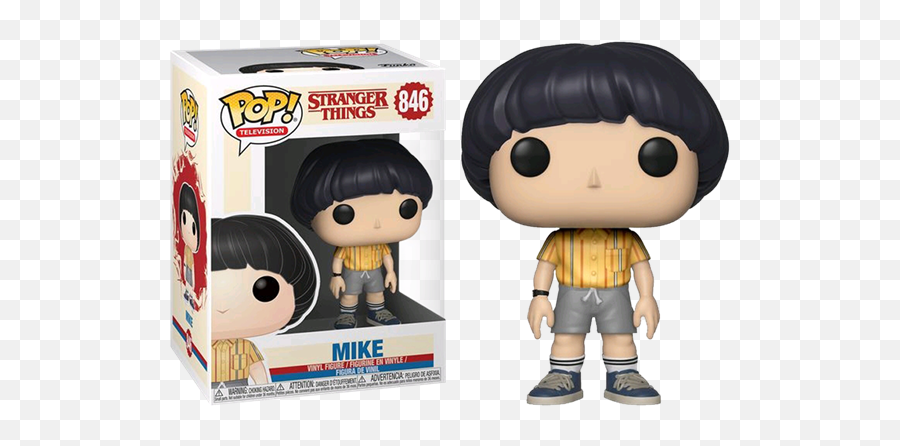 Stranger Things S3 Mike Pop Funko Png