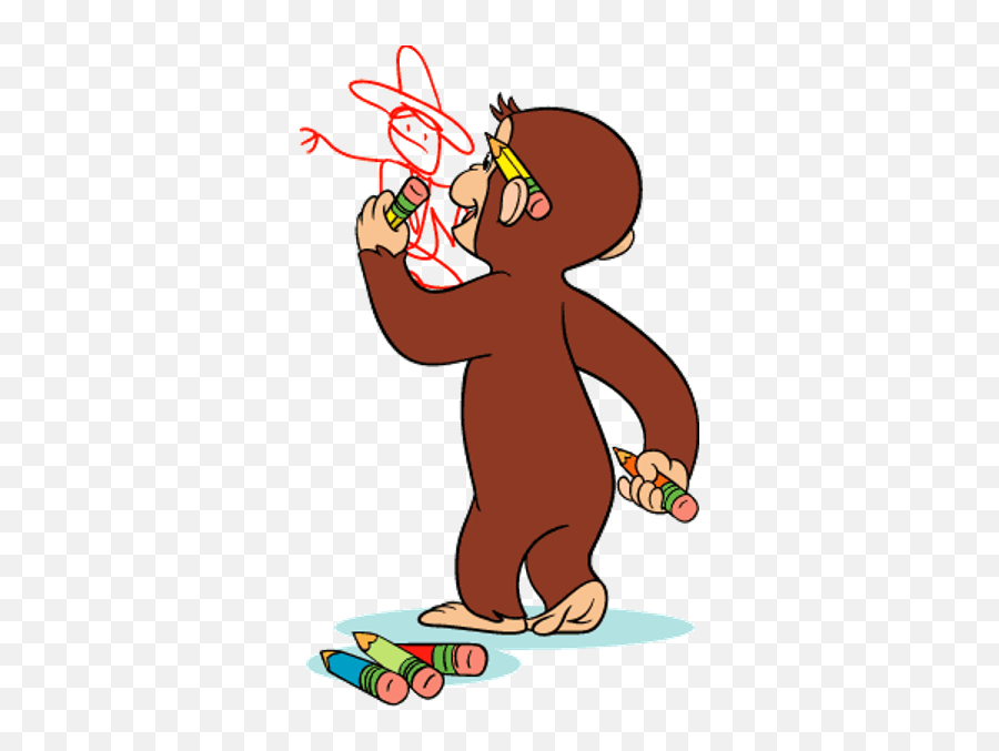 Download Curious George Cartoon Monkey - George O Curioso Gif Png,Curious George Png