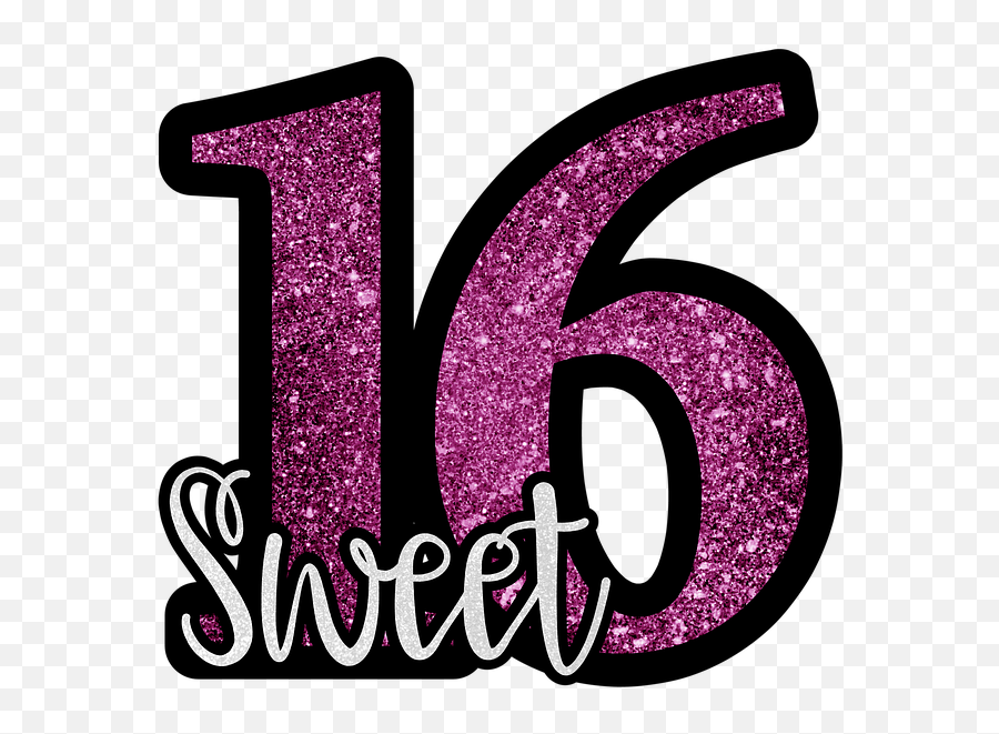 Hd Transparent Sweet 16 - Sweet 16 Transparent Png,Sweet 16 Png