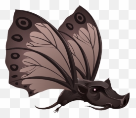 Inhabitants Npc Butterfly Png Clip Arts For Web - Clip Arts Creepy Butterfly,Npc Png