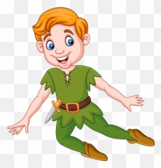 Peter Pan Png Images Free Download - Leaves Skeleton Peter Pan,Peter Pan Silhouette Png