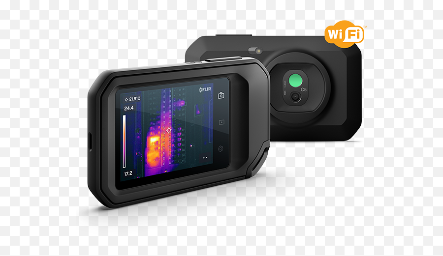 Thermal Imaging Night Vision And Infrared Camera Systems - Flir C5 Png,Electronics Png