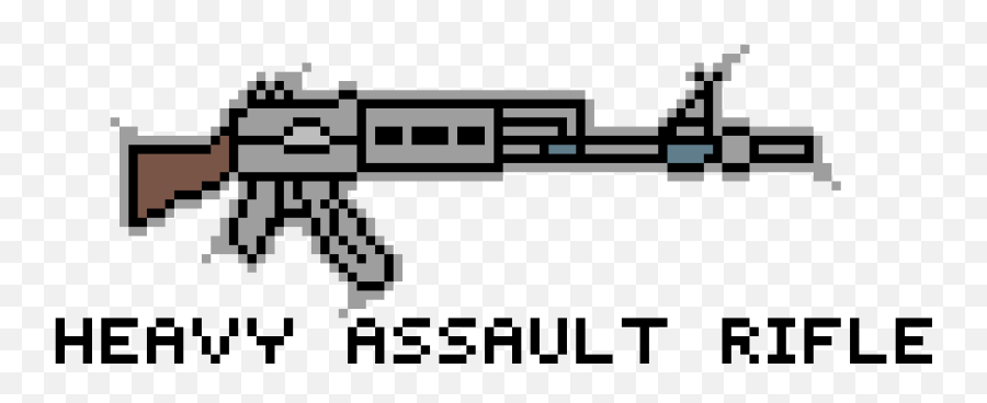 Pixilart - Heavy Assault Rifle By Kevin12345 Png,Heavy Sniper Png