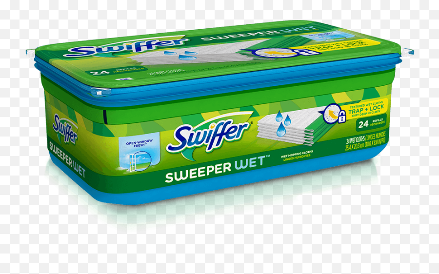 Swiffer Sweeper Wet Mopping Pad Refills - Open Window Fresh Scent Swiffer Png,Open Window Png