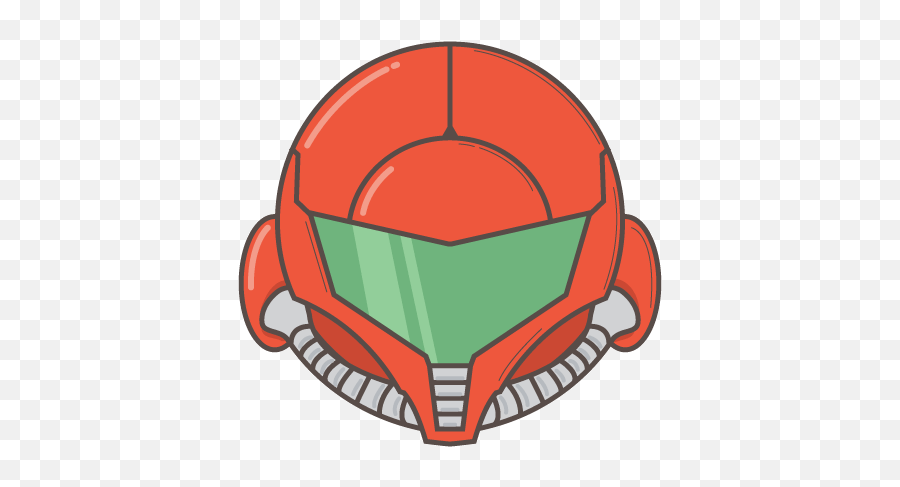 Smash Brothers - Football Png,Samus Helmet Png