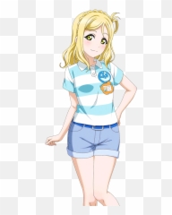 Download Ohara Mari Png Image With No - Jean Shorts,Mari Ohara Transparent