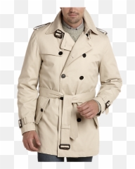 Joseph Abboud Tan Double Breasted - Full Length png