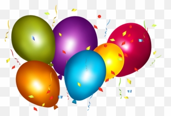 Download Free Png Transparent Colorful Balloons With - Transparent Background Colorful Balloons Png,Balloons Transparent
