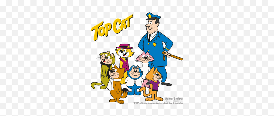 Top Cat Vector Free Download - Top Cat Characters Names Png,Cat Logo Png