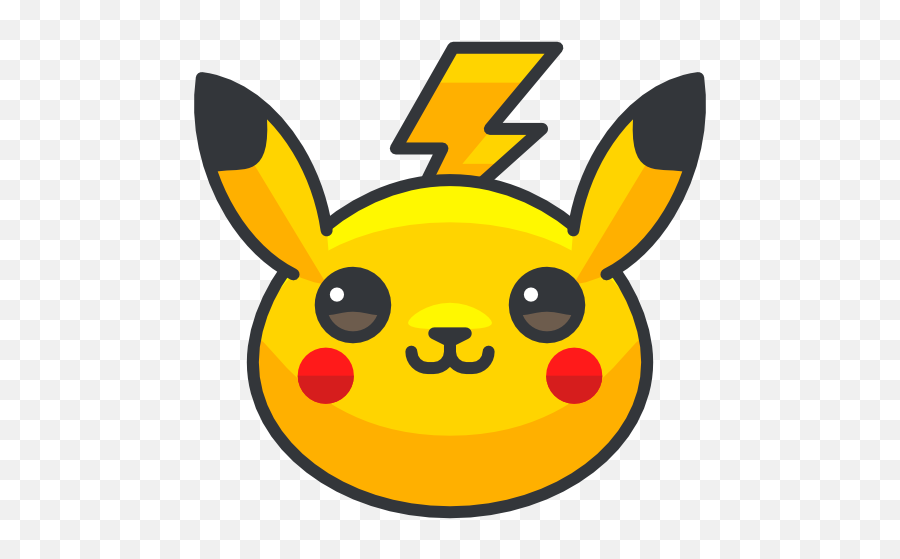 Png Transparent Pikachu Face - Pikachu Icon,Pikachu Png Transparent