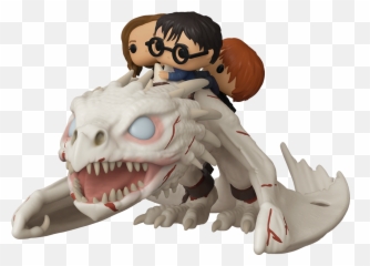 Funko Pop Rides Harry Potter Gringotts Dragon With Ron Weasley And Hermione Granger Gamestop - Pop png