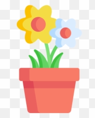 Flower Pot - Free Nature Icons Flower Pot Icon Png,Pot Icon